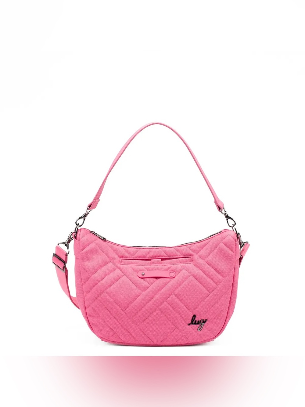 NWOT Lug PINK TOURMALINE HARMONY Matte Luxe Shoulder Crossbody Bag (2) Straps